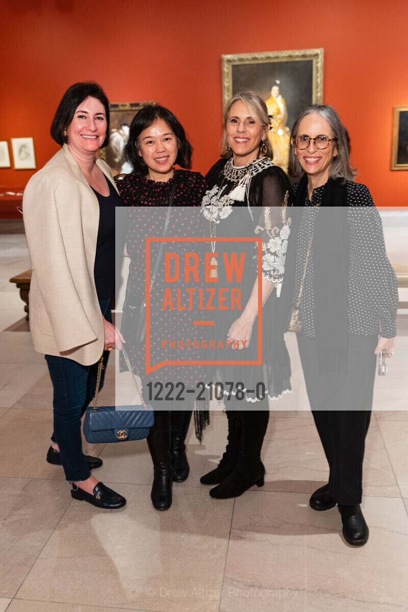 Christine McCarthy, Helen Yang, Luanne Andreotti, Megan McConnell, Sargent and Spain Opening Night at the Legion of Honor 2023, Legion of Honor @ 100 34th Avenue, SF, CA 94121. Legion of Honor @ 100 34th Avenue, SF, CA 94121, Photo #1222-21078-0 Christine McCarthy, Helen Yang, Luanne Andreotti, Megan McConnell, Photo #1222-21078-0