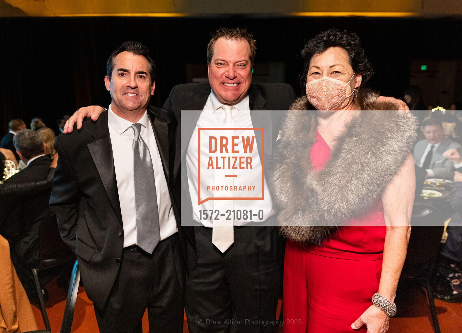 Chris Brown, Andrew Broughton, Mary Denton, Marin Valentines Ball 2023, Marin Civic Center @ 3801 Civic Center Dr, San Rafael, CA 94903 US. Marin Civic Center @ 3801 Civic Center Dr, San Rafael, CA 94903 US, February 11th, 2023, Photo #1572-21081-0 Chris Brown, Andrew Broughton, Mary Denton, Photo #1572-21081-0