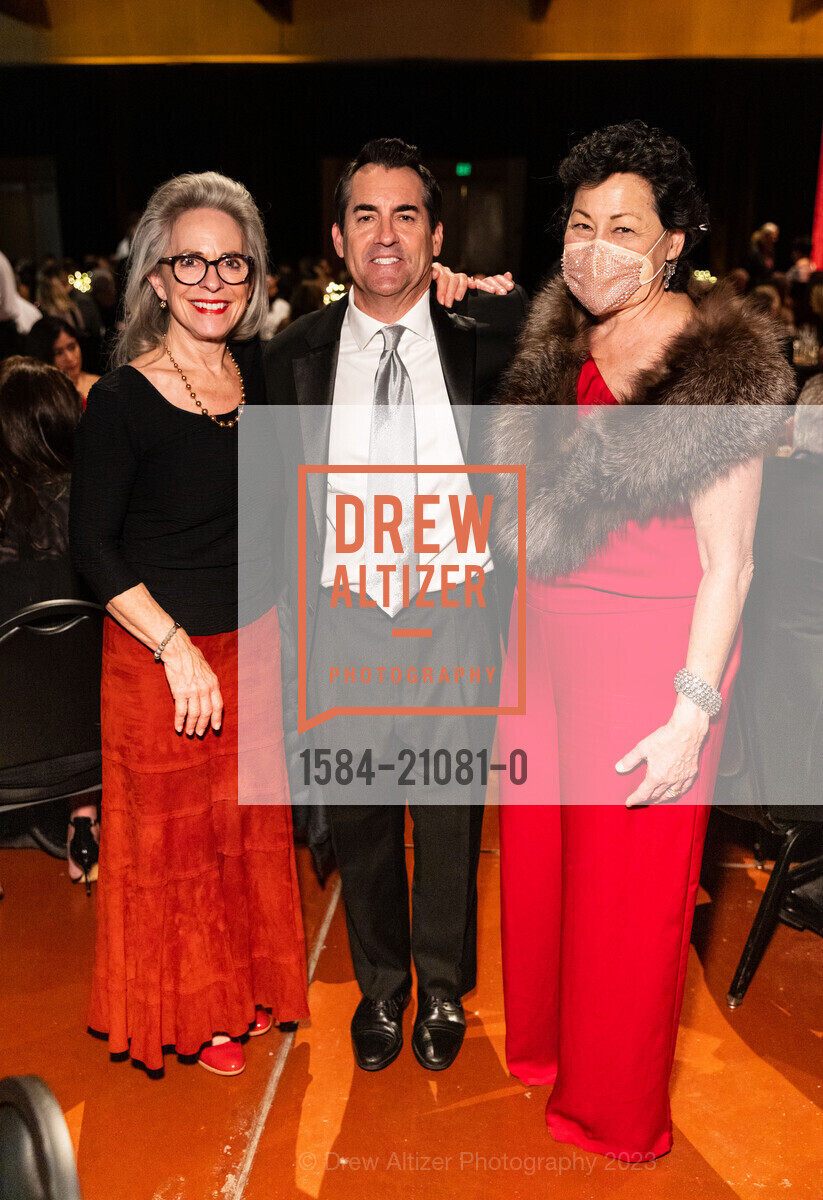 Patty Garbarino, Chris Brown, Mary Denton, Marin Valentines Ball 2023, Marin Civic Center @ 3801 Civic Center Dr, San Rafael, CA 94903 US. Marin Civic Center @ 3801 Civic Center Dr, San Rafael, CA 94903 US, February 11th, 2023, Photo #1584-21081-0 Patty Garbarino, Chris Brown, Mary Denton, Photo #1584-21081-0