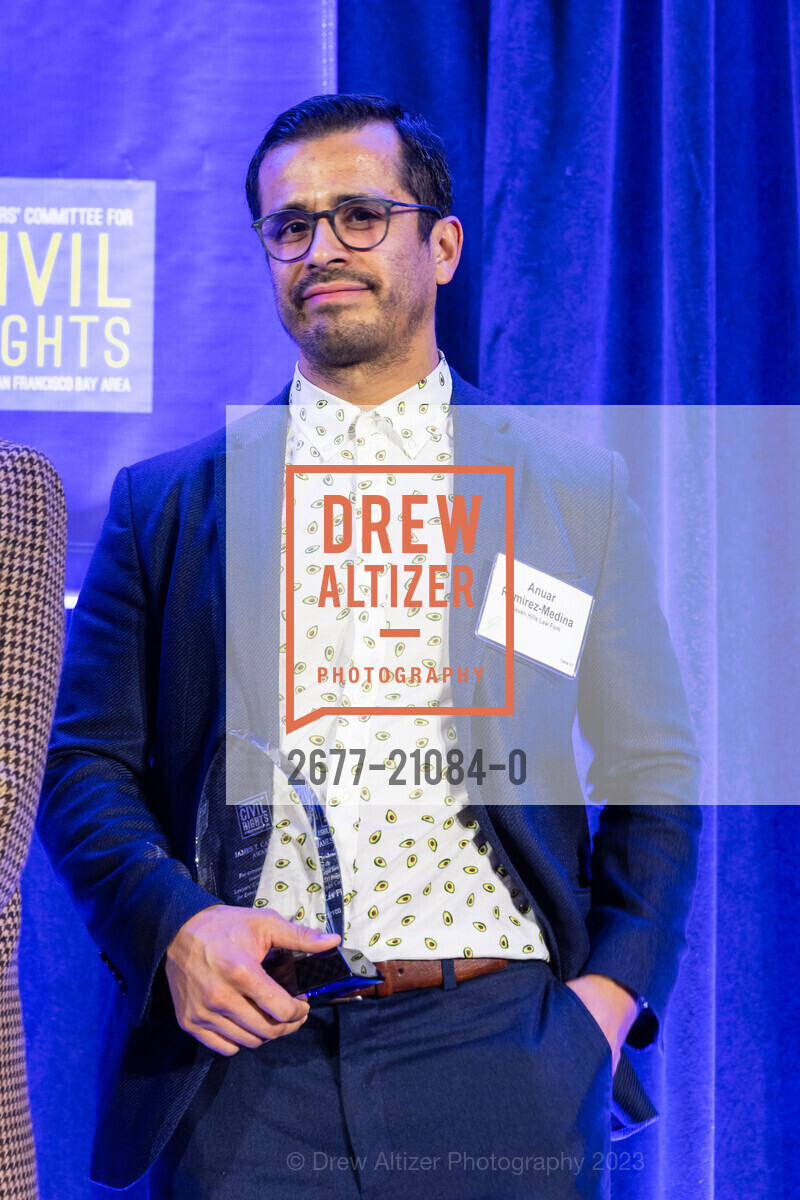 Anuar Ramirez-Medina, Lawyers’ Committee for Civil Rights Annual Dr. MLK, Jr. Gala 2023, Hyatt Regency San Francisco @ 5 Embarcadero Ctr, SF, CA 94111 US. Hyatt Regency San Francisco @ 5 Embarcadero Ctr, SF, CA 94111 US, February 16th, 2023, Photo #2677-21084-0 Anuar Ramirez-Medina, Photo #2677-21084-0
