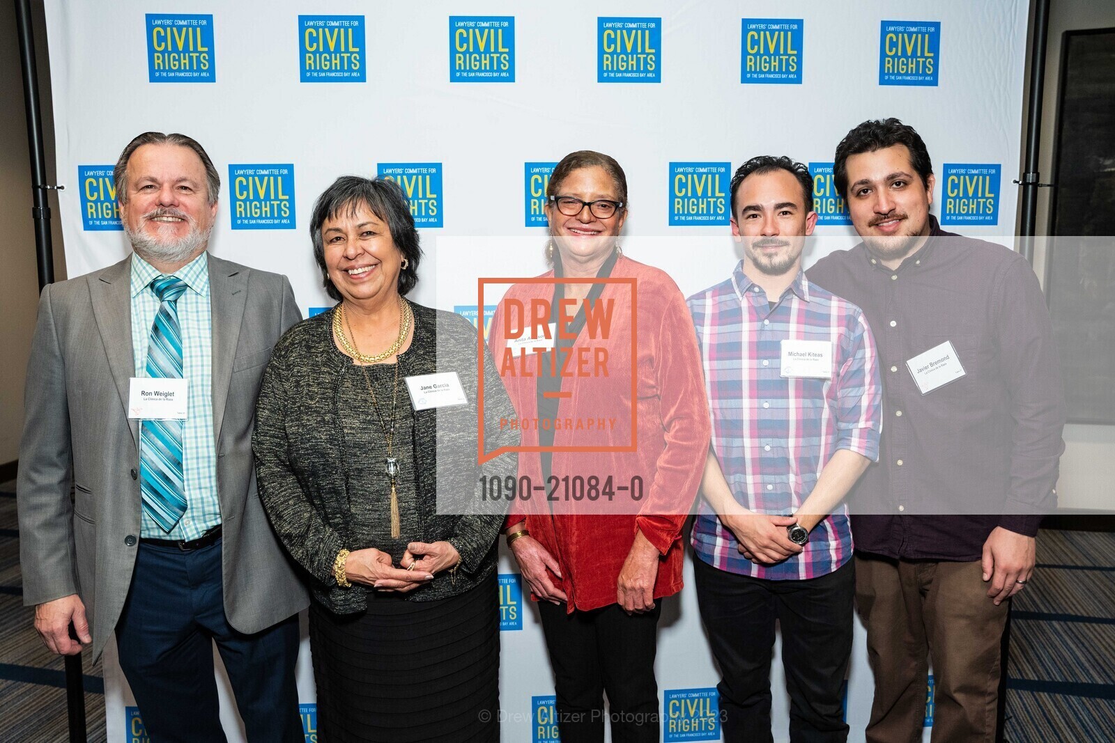 Ron Weighlet, Jane Garcia, Anita Addison, Michael Kiteas, Javier Bremond, Lawyers’ Committee for Civil Rights Annual Dr. MLK, Jr. Gala 2023, Hyatt Regency San Francisco @ 5 Embarcadero Ctr, SF, CA 94111 US. Hyatt Regency San Francisco @ 5 Embarcadero Ctr, SF, CA 94111 US, February 16th, 2023, Photo #1090-21084-0 Ron Weighlet, Jane Garcia, Anita Addison, Michael Kiteas, Javier Bremond, Photo #1090-21084-0