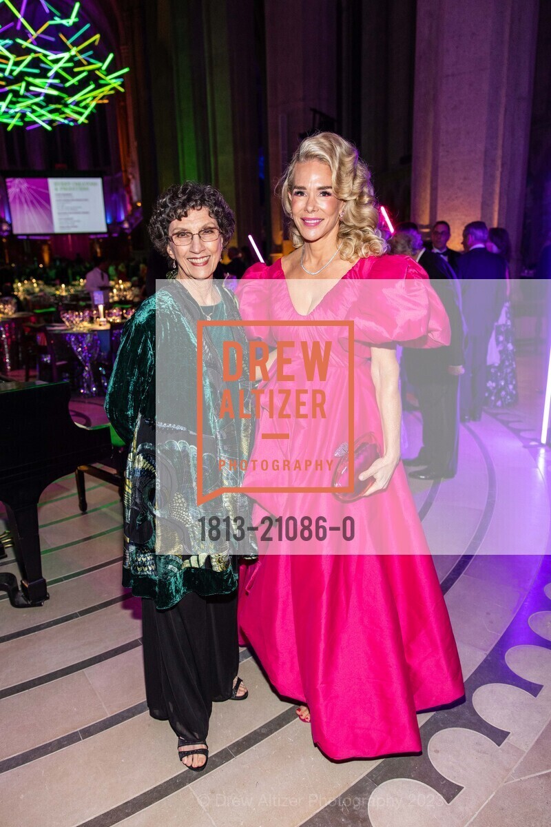 Mary Wood, Tricia Weaver Moss, Grace Cathedral's Carnivale Gala 2023, Grace Cathedral, 1100 California St, SF, CA 94108 US. Grace Cathedral, 1100 California St, SF, CA 94108 US, February 21st, 2023, Photo #1813-21086-0 Mary Wood, Tricia Weaver Moss, Photo #1813-21086-0
