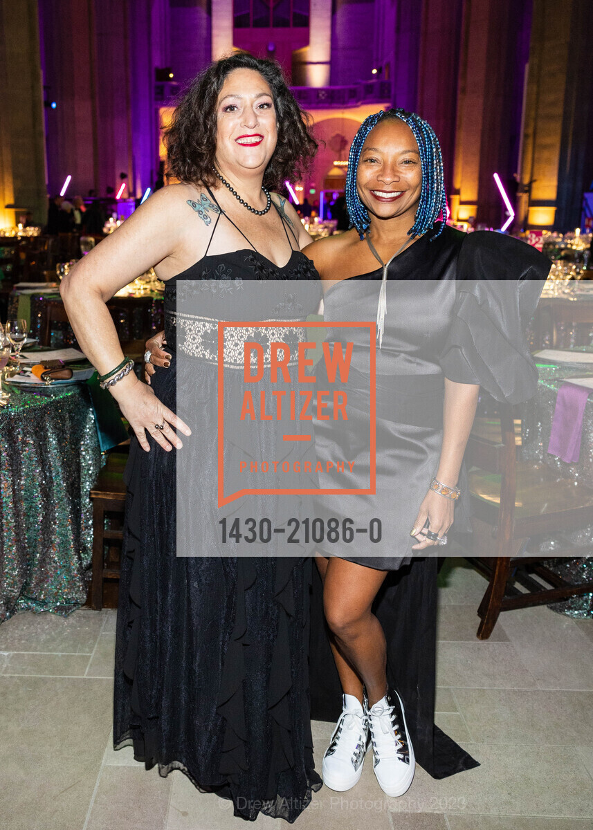 Liz Mandel, Dionne Holder, Grace Cathedral's Carnivale Gala 2023, Grace Cathedral, 1100 California St, SF, CA 94108 US. Grace Cathedral, 1100 California St, SF, CA 94108 US, February 21st, 2023, Photo #1430-21086-0 Liz Mandel, Dionne Holder, Photo #1430-21086-0