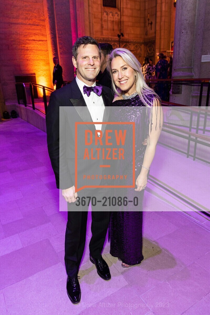Marc Rohrer, Whitney Rohrer, Grace Cathedral's Carnivale Gala 2023, Grace Cathedral, 1100 California St, SF, CA 94108 US. Grace Cathedral, 1100 California St, SF, CA 94108 US, February 21st, 2023, Photo #3670-21086-0 Marc Rohrer, Whitney Rohrer, Photo #3670-21086-0