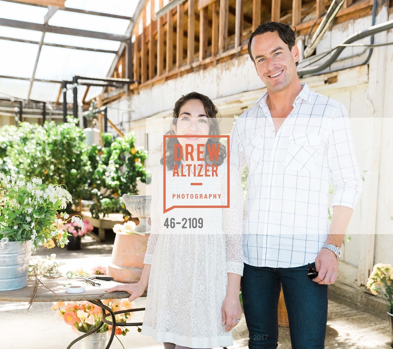 Kiana Underwood, Jarrod Baumann, The Art of Flowers with Kiana Underwood of Tulipina, McEvoy Ranch. 5935 Red Hill Rd, April 29th, 2017, Photo #46-2109 Kiana Underwood, Jarrod Baumann, Photo #46-2109