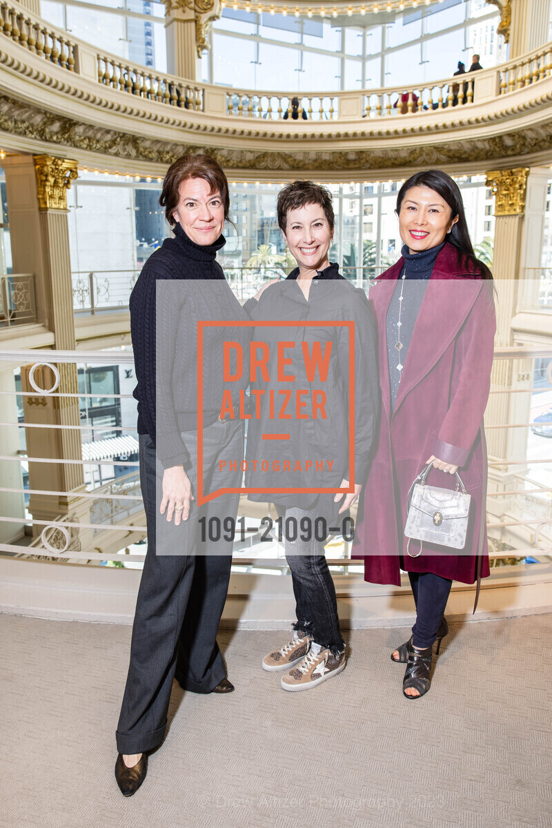 Carma Zisman, Jackie Schneider, Sally Yu, ODC Luncheon and Fashion Show at Neiman Marcus, Third Floor of Neiman Marcus, 150 Stockton Street, SF. Third Floor of Neiman Marcus, 150 Stockton Street, SF, March 1st, 2023, Photo #1091-21090-0 Carma Zisman, Jackie Schneider, Sally Yu, Photo #1091-21090-0