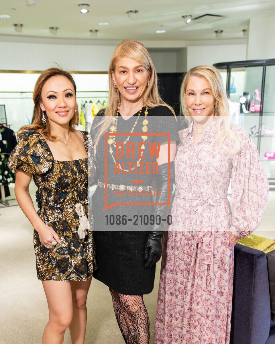 Kathy Fang, Navid Armstrong, Terri Tiffany, ODC Luncheon and Fashion Show at Neiman Marcus, Third Floor of Neiman Marcus, 150 Stockton Street, SF. Third Floor of Neiman Marcus, 150 Stockton Street, SF, March 1st, 2023, Photo #1086-21090-0 Kathy Fang, Navid Armstrong, Terri Tiffany, Photo #1086-21090-0