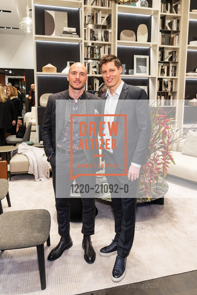 Lukas Cempirek, Adam Prskavec, PoliformSF Showroom Opening Night 2023, PoliformSF, 195 Rhode Island. PoliformSF, 195 Rhode Island, March 1st, 2023, Photo #1220-21092-0 Lukas Cempirek, Adam Prskavec, Photo #1220-21092-0