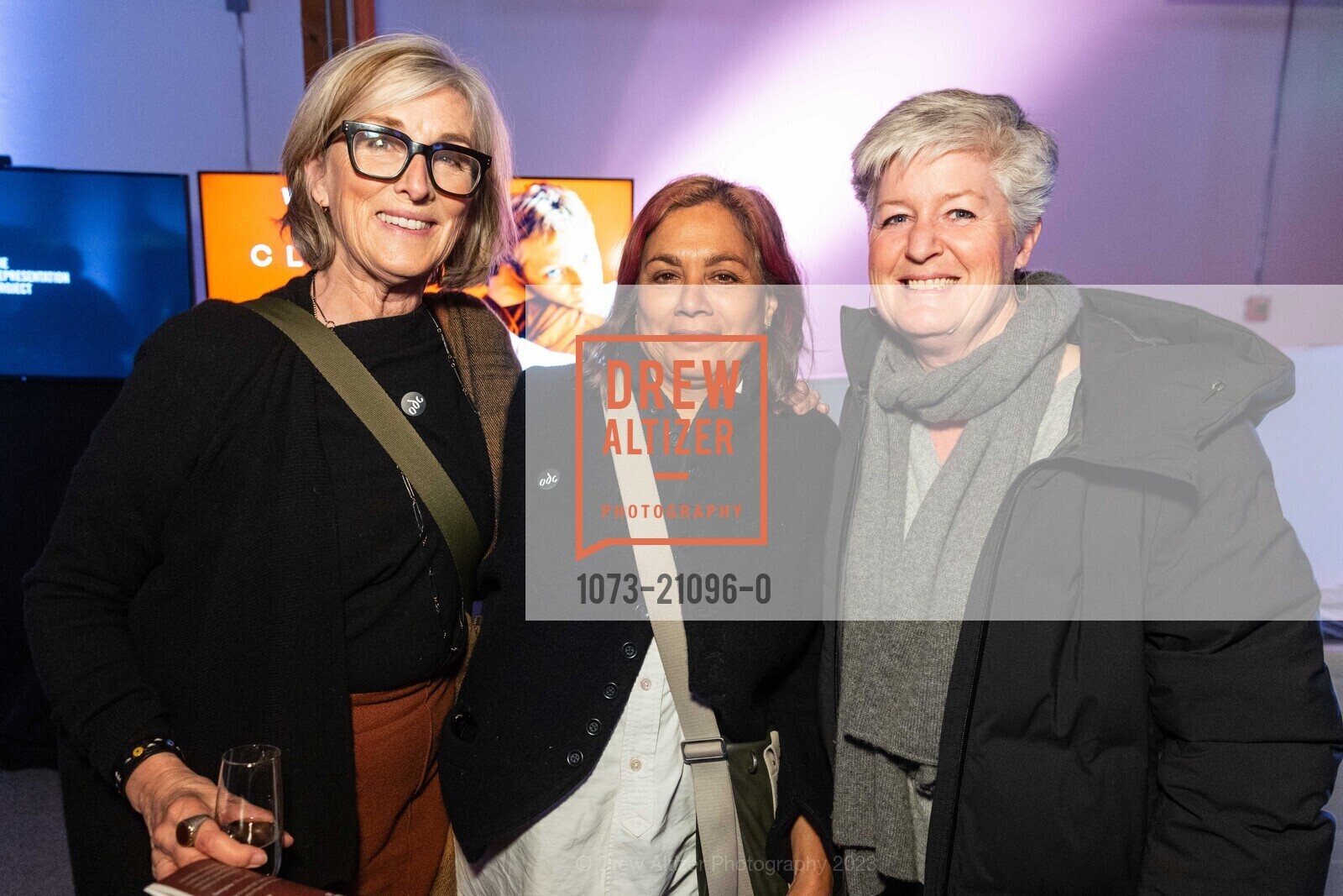 Pamela Wright, Mary Conrad, Kirsten Kuhlmann, CLOSE Screening at ODC, ODC Theater 3153 17th St, SF, CA 94110. ODC Theater 3153 17th St, SF, CA 94110, March 6th, 2023, Photo #1073-21096-0 Pamela Wright, Mary Conrad, Kirsten Kuhlmann, Photo #1073-21096-0