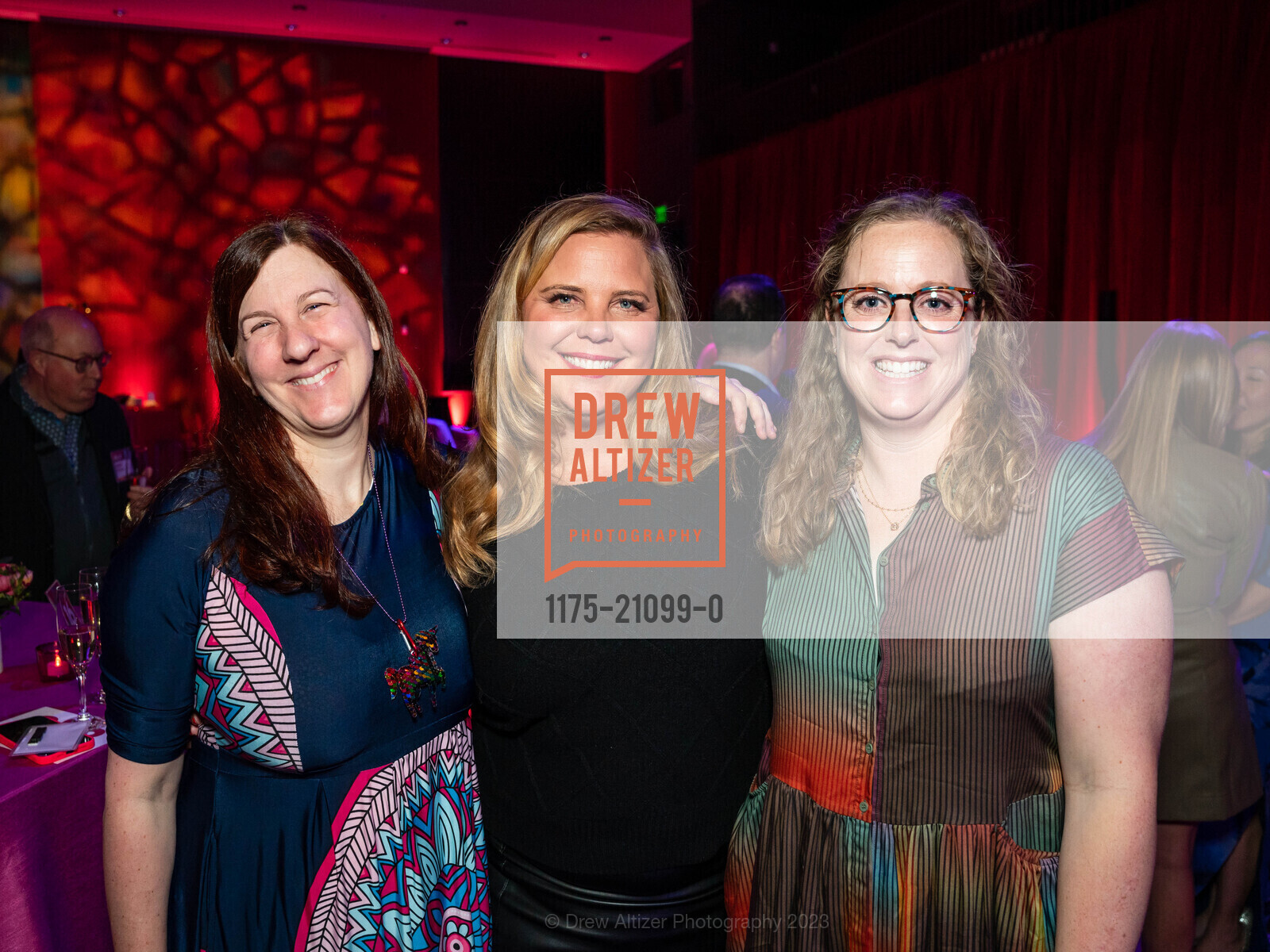 Kayla Gross, Vanessa Khalon, Katie Quinn, JCCSF Kaleidoscope Celebration 2023, 3200 California St, SF, CA 94118 US. 3200 California St, SF, CA 94118 US, March 9th, 2023, Photo #1175-21099-0 Kayla Gross, Vanessa Khalon, Katie Quinn, Photo #1175-21099-0