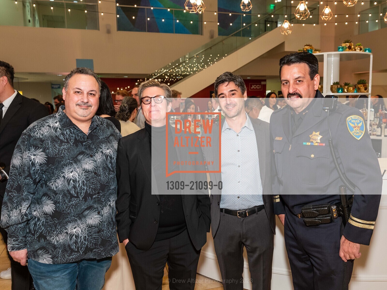Craig Salgado, Amy Hurwitz, Paul Geduldig, Daniel Perea, JCCSF Kaleidoscope Celebration 2023, 3200 California St, SF, CA 94118 US. 3200 California St, SF, CA 94118 US, March 9th, 2023, Photo #1309-21099-0 Craig Salgado, Amy Hurwitz, Paul Geduldig, Daniel Perea, Photo #1309-21099-0
