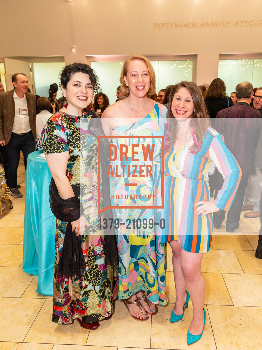 Stephanie Singer, Janine Luna, Gayle Lidman, JCCSF Kaleidoscope Celebration 2023, 3200 California St, SF, CA 94118 US. 3200 California St, SF, CA 94118 US, March 9th, 2023, Photo #1379-21099-0 Stephanie Singer, Janine Luna, Gayle Lidman, Photo #1379-21099-0