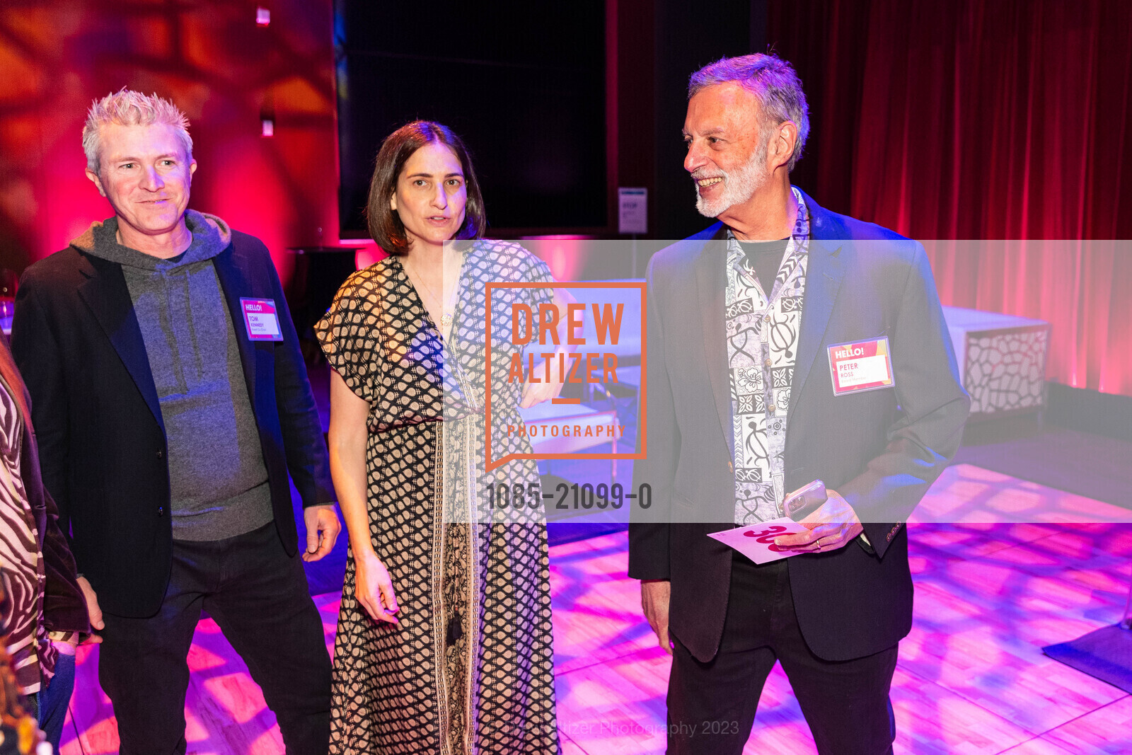 Tom Kennedy, Katherine Blum, Peter Ross, JCCSF Kaleidoscope Celebration 2023, 3200 California St, SF, CA 94118 US. 3200 California St, SF, CA 94118 US, March 9th, 2023, Photo #1085-21099-0 Tom Kennedy, Katherine Blum, Peter Ross, Photo #1085-21099-0