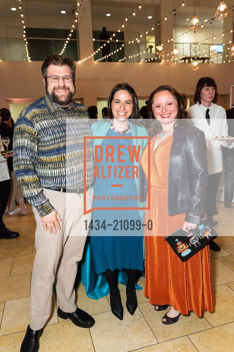 Harold Liss, Daniella Welish, Rachel Barnett, JCCSF Kaleidoscope Celebration 2023, 3200 California St, SF, CA 94118 US. 3200 California St, SF, CA 94118 US, March 9th, 2023, Photo #1434-21099-0 Harold Liss, Daniella Welish, Rachel Barnett, Photo #1434-21099-0