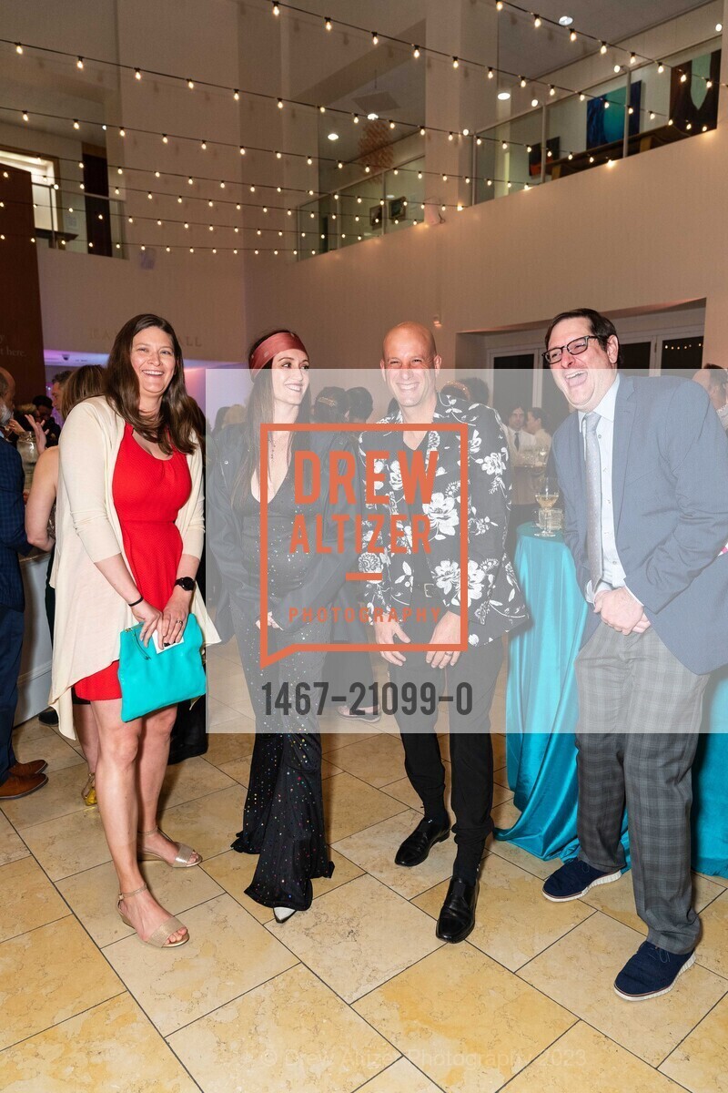 Stephanie Chen, Ashley Perlman, Harley Perlman, Brandon Kent, JCCSF Kaleidoscope Celebration 2023, 3200 California St, SF, CA 94118 US. 3200 California St, SF, CA 94118 US, March 9th, 2023, Photo #1467-21099-0 Stephanie Chen, Ashley Perlman, Harley Perlman, Brandon Kent, Photo #1467-21099-0