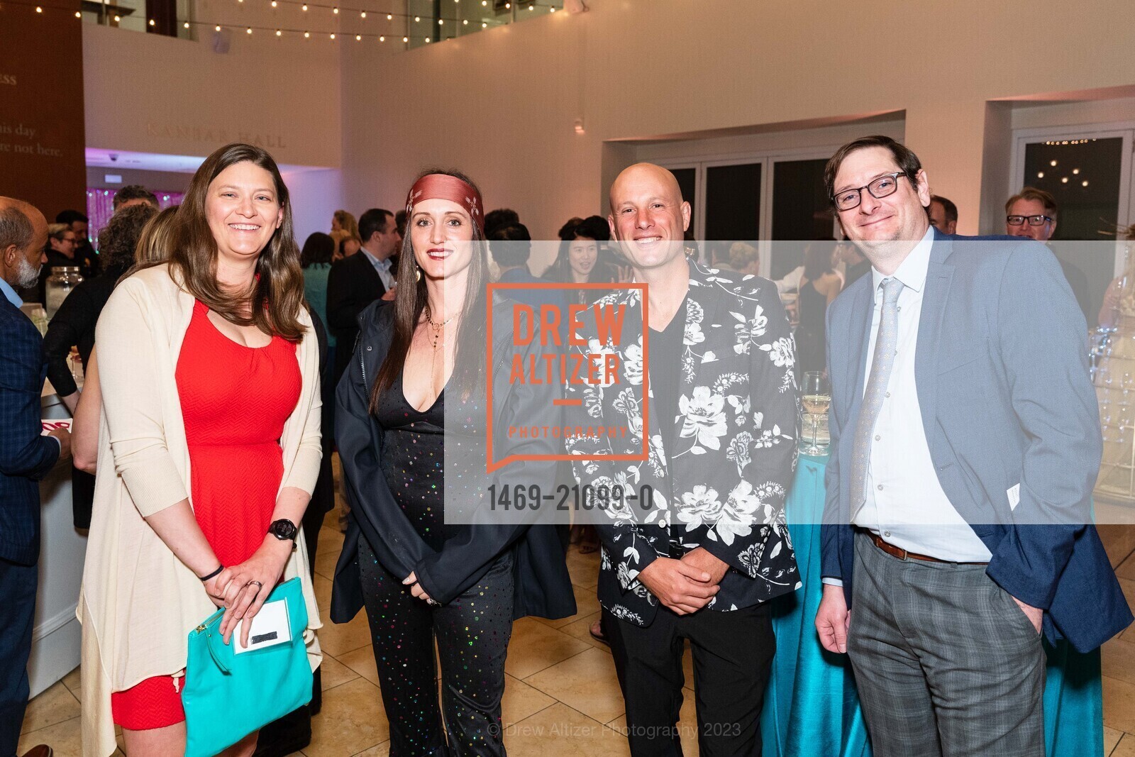 Stephanie Chen, Ashley Perlman, Harley Perlman, Brandon Kent, JCCSF Kaleidoscope Celebration 2023, 3200 California St, SF, CA 94118 US. 3200 California St, SF, CA 94118 US, March 9th, 2023, Photo #1469-21099-0 Stephanie Chen, Ashley Perlman, Harley Perlman, Brandon Kent, Photo #1469-21099-0