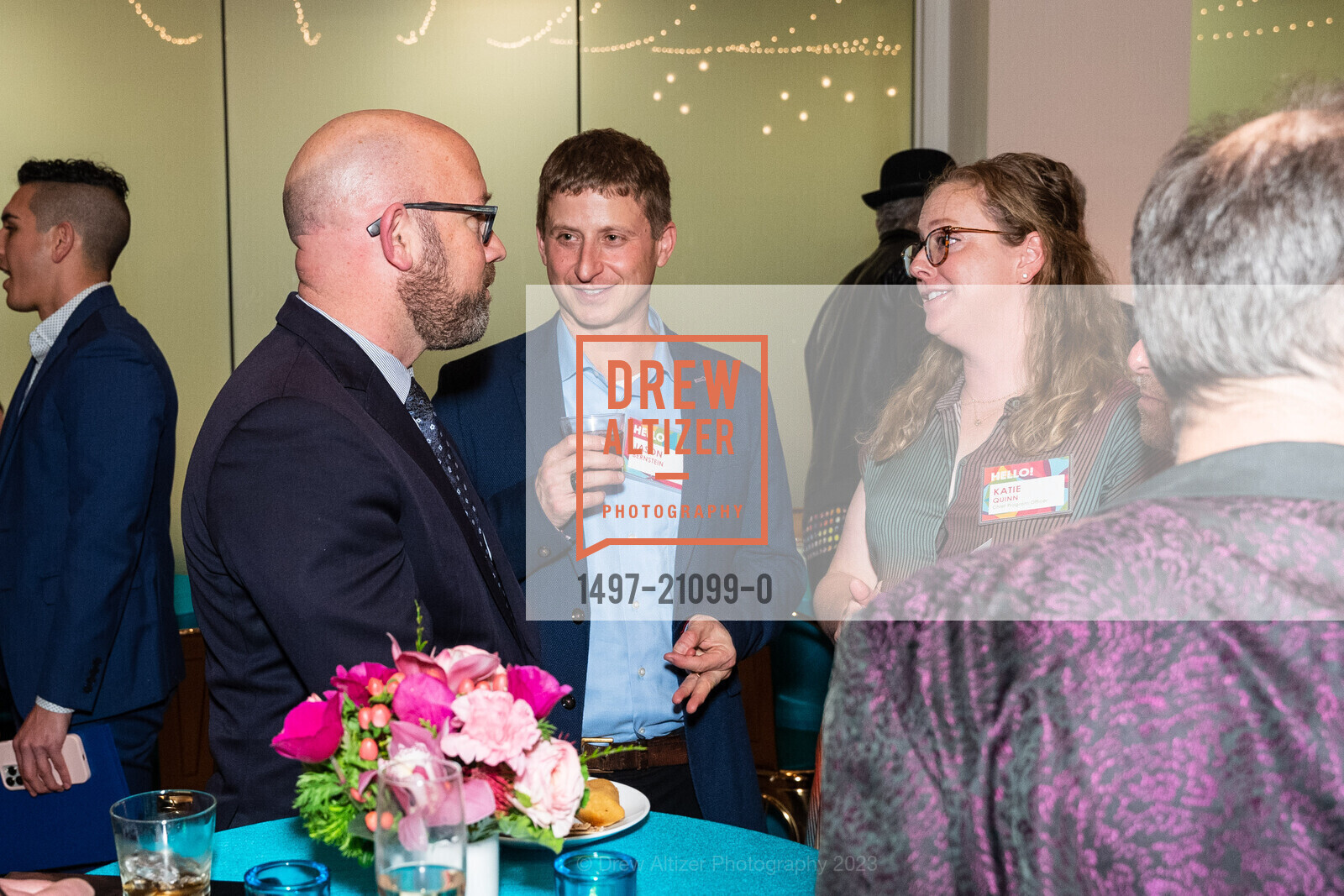 Rafael Mandelman, Jason Bernstein, Katie Quinn, JCCSF Kaleidoscope Celebration 2023, 3200 California St, SF, CA 94118 US. 3200 California St, SF, CA 94118 US, March 9th, 2023, Photo #1497-21099-0 Rafael Mandelman, Jason Bernstein, Katie Quinn, Photo #1497-21099-0