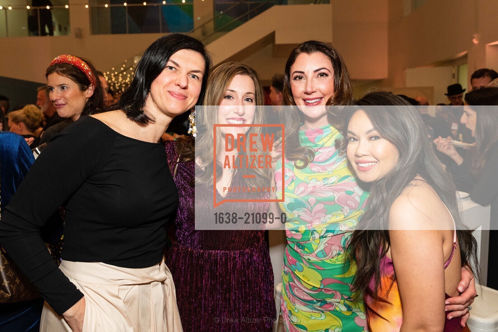 Yulia Petrovsky, Lindsey Powers, Fabiana Scholfield, Kelli Jacobson, JCCSF Kaleidoscope Celebration 2023, 3200 California St, SF, CA 94118 US. 3200 California St, SF, CA 94118 US, March 9th, 2023, Photo #1638-21099-0 Yulia Petrovsky, Lindsey Powers, Fabiana Scholfield, Kelli Jacobson, Photo #1638-21099-0