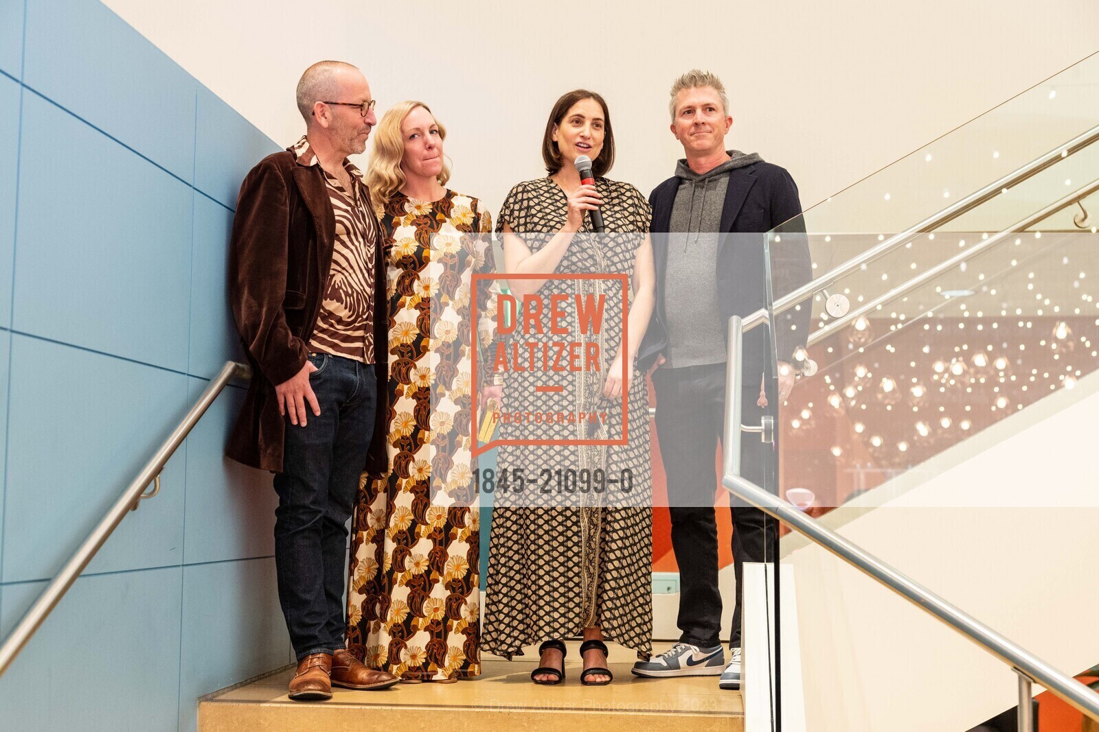 Craig Epstein, Sarah Epstein, Katherine Blum, Tom Kennedy, JCCSF Kaleidoscope Celebration 2023, 3200 California St, SF, CA 94118 US. 3200 California St, SF, CA 94118 US, March 9th, 2023, Photo #1845-21099-0 Craig Epstein, Sarah Epstein, Katherine Blum, Tom Kennedy, Photo #1845-21099-0