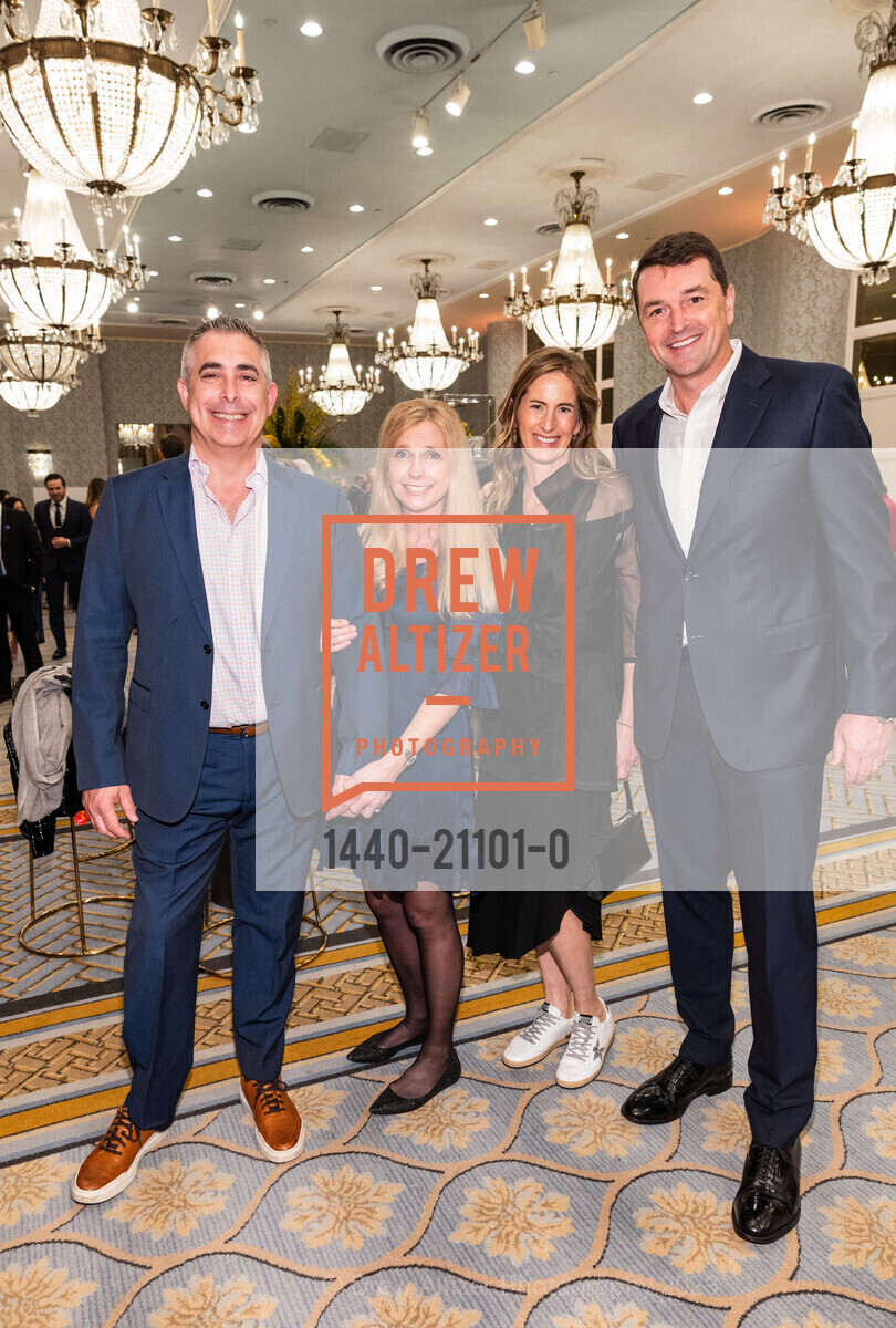 Jason Schlesinger, Kristin Schlesinger, Kelly Murphy, Ted Murphy, Make-a-Wish Gala 2023, Hotel Fairmont San Francisco @ 950 Mason St, SF, CA 94108 US. Hotel Fairmont San Francisco @ 950 Mason St, SF, CA 94108 US, March 9th, 2023, Photo #1440-21101-0 Jason Schlesinger, Kristin Schlesinger, Kelly Murphy, Ted Murphy, Photo #1440-21101-0