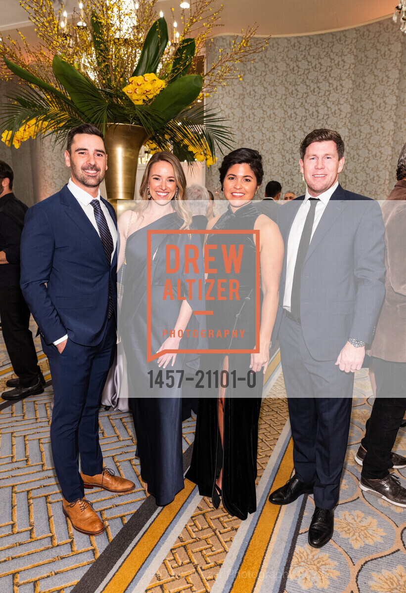 Kevin Ullrich, Allie Reynolds, Meghan Concannon, Matt Concannon, Make-a-Wish Gala 2023, Hotel Fairmont San Francisco @ 950 Mason St, SF, CA 94108 US. Hotel Fairmont San Francisco @ 950 Mason St, SF, CA 94108 US, March 9th, 2023, Photo #1457-21101-0 Kevin Ullrich, Allie Reynolds, Meghan Concannon, Matt Concannon, Photo #1457-21101-0