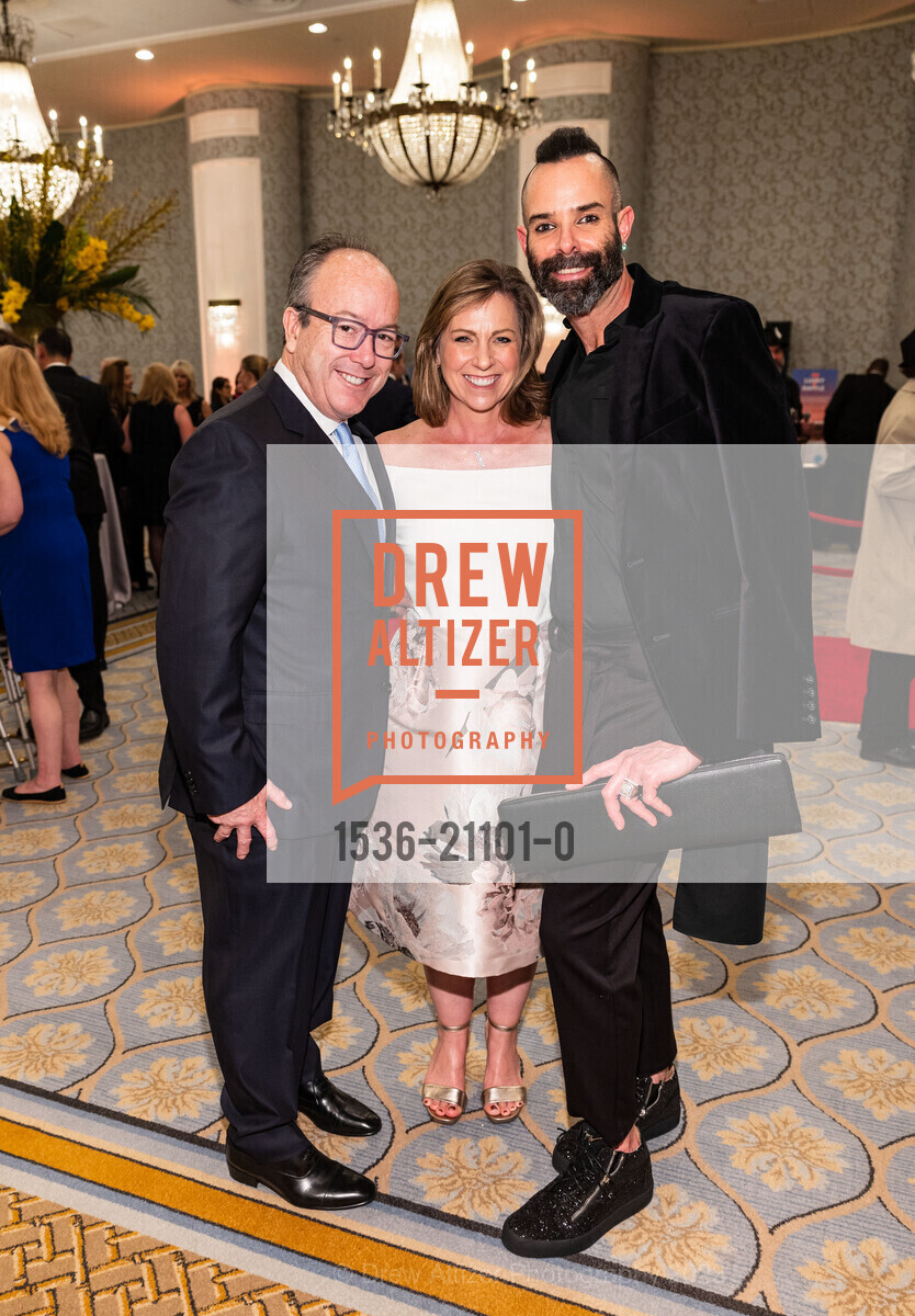 Jeff Mazet, Jonna Mazet, Scott Grainger, Make-a-Wish Gala 2023, Hotel Fairmont San Francisco @ 950 Mason St, SF, CA 94108 US. Hotel Fairmont San Francisco @ 950 Mason St, SF, CA 94108 US, March 9th, 2023, Photo #1536-21101-0 Jeff Mazet, Jonna Mazet, Scott Grainger, Photo #1536-21101-0