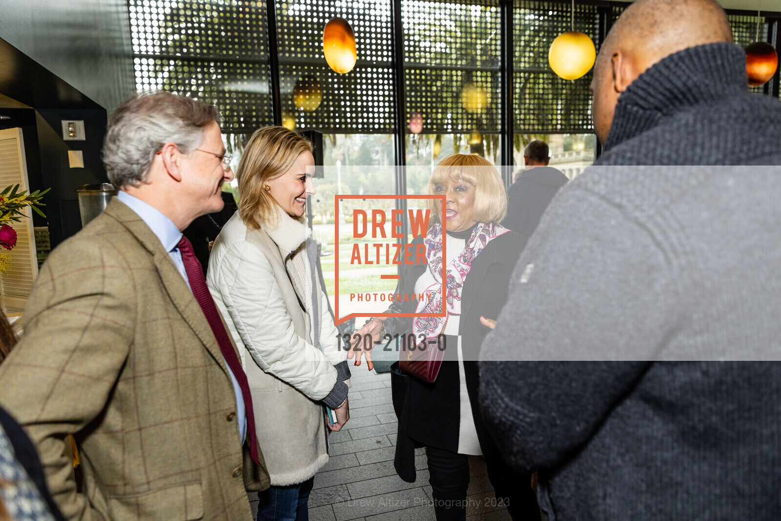 Thomas Campbell, Max Boyer Glynn, Brenda Wright, deYoungster's Day Out at The DeYoung 2023, de Young Museum @ 50 Hagiwara Tea Garden Dr, SF, CA 94118 US. de Young Museum @ 50 Hagiwara Tea Garden Dr, SF, CA 94118 US, March 11th, 2023, Photo #1320-21103-0 Thomas Campbell, Max Boyer Glynn, Brenda Wright, Photo #1320-21103-0