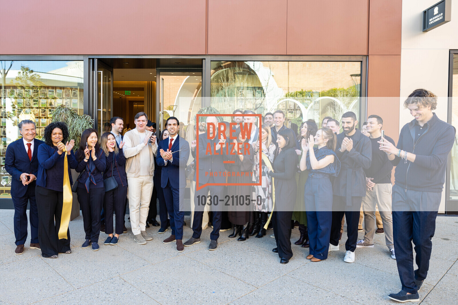 Lorenzo Mardini, Matthieu Garnier, Damien Bertrand, Minnia Pratalongo, Brandon Eller, Giulio Bergamaschi, Mac Anabtawi, Loro Piana Store Opening at Palo Alto Stanford Shopping Center, Stanford Shopping Center @ 660 Stanford Shopping Center, Palo Alto, CA 94304 US. Stanford Shopping Center @ 660 Stanford Shopping Center, Palo Alto, CA 94304 US, March 15th, 2023, Photo #1030-21105-0 Lorenzo Mardini, Matthieu Garnier, Damien Bertrand, Minnia Pratalongo, Brandon Eller, Giulio Bergamaschi, Mac Anabtawi, Photo #1030-21105-0
