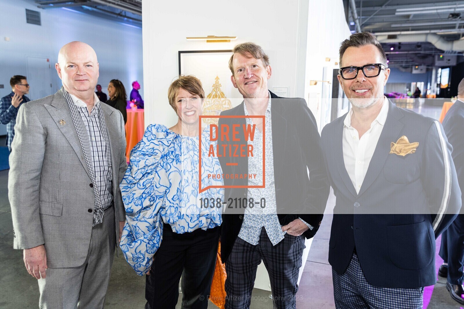 Edmund Alvey, Kimmie Taber, Rod Armstrong, Brian Anderson, Spectrum Gala and Art Auction, Pier 27 @ 27 The Embarcadero, SF, CA 94111 US. Pier 27 @ 27 The Embarcadero, SF, CA 94111 US, March 16th, 2023, Photo #1038-21108-0 Edmund Alvey, Kimmie Taber, Rod Armstrong, Brian Anderson, Photo #1038-21108-0