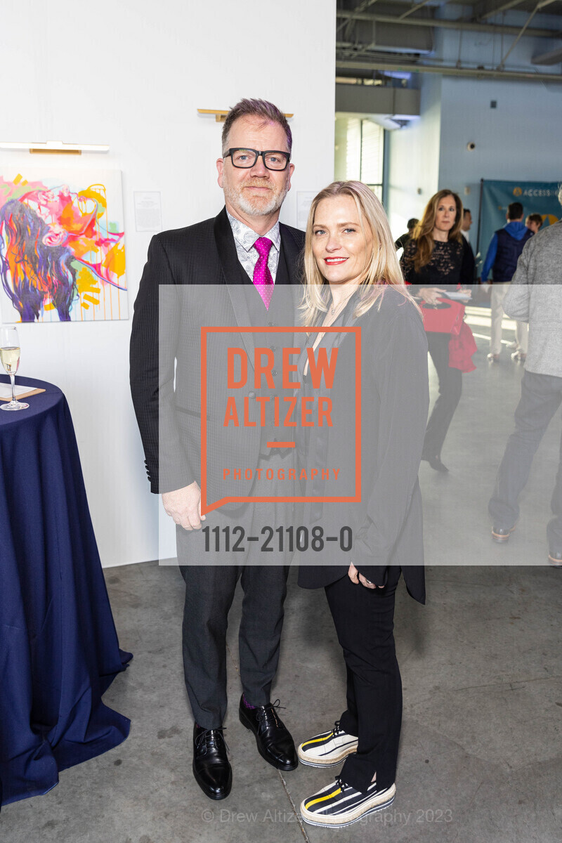 John Bradford, Dava Guthmiller, Spectrum Gala and Art Auction, Pier 27 @ 27 The Embarcadero, SF, CA 94111 US. Pier 27 @ 27 The Embarcadero, SF, CA 94111 US, March 16th, 2023, Photo #1112-21108-0 John Bradford, Dava Guthmiller, Photo #1112-21108-0