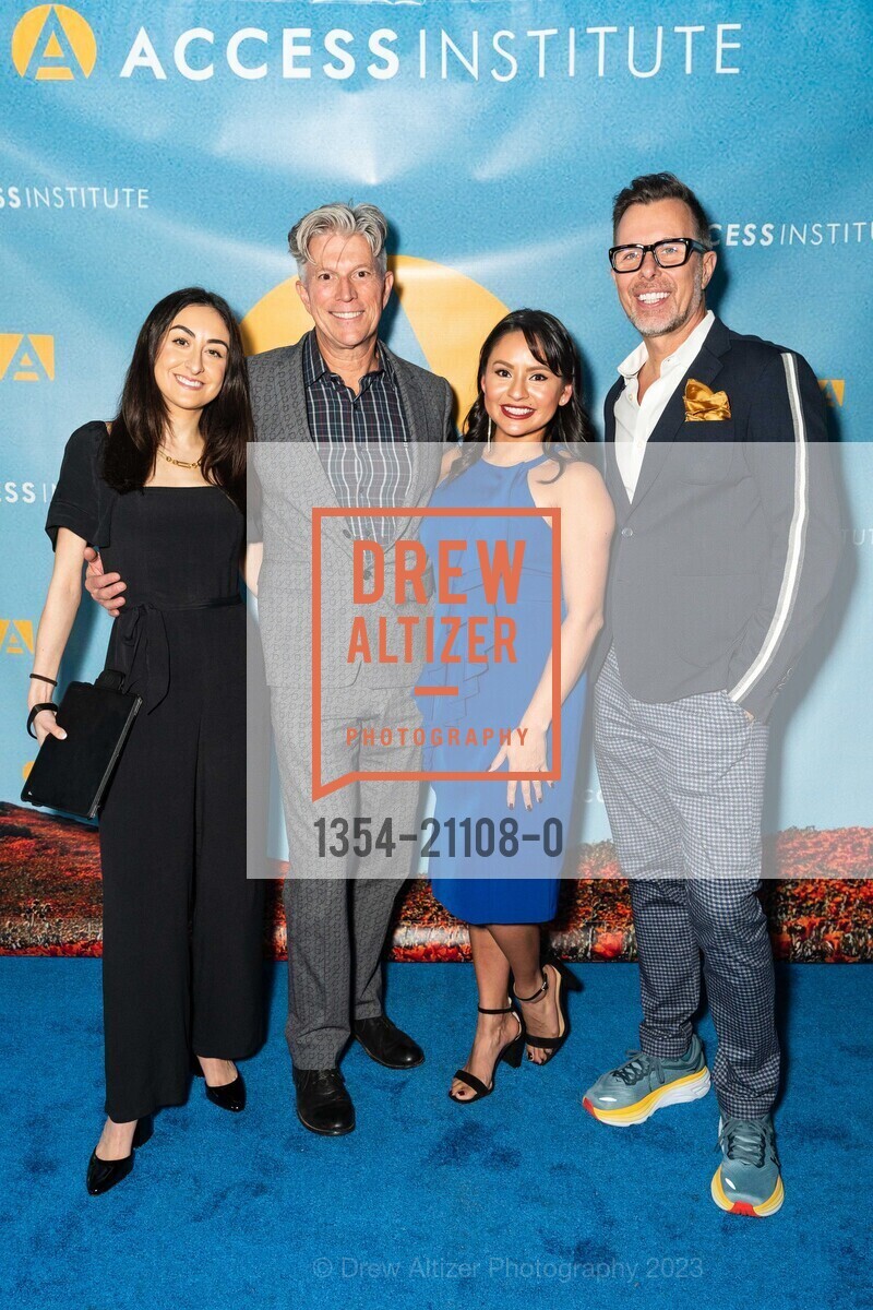 Aerin Attias, Bart Magee, Paulina Gavilanez, Brian Anderson, Spectrum Gala and Art Auction, Pier 27 @ 27 The Embarcadero, SF, CA 94111 US. Pier 27 @ 27 The Embarcadero, SF, CA 94111 US, March 16th, 2023, Photo #1354-21108-0 Aerin Attias, Bart Magee, Paulina Gavilanez, Brian Anderson, Photo #1354-21108-0