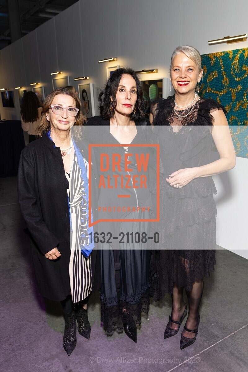 Deborah Oropallo, Deborah Bishop, Catharine Clark, Spectrum Gala and Art Auction, Pier 27 @ 27 The Embarcadero, SF, CA 94111 US. Pier 27 @ 27 The Embarcadero, SF, CA 94111 US, March 16th, 2023, Photo #1632-21108-0 Deborah Oropallo, Deborah Bishop, Catharine Clark, Photo #1632-21108-0