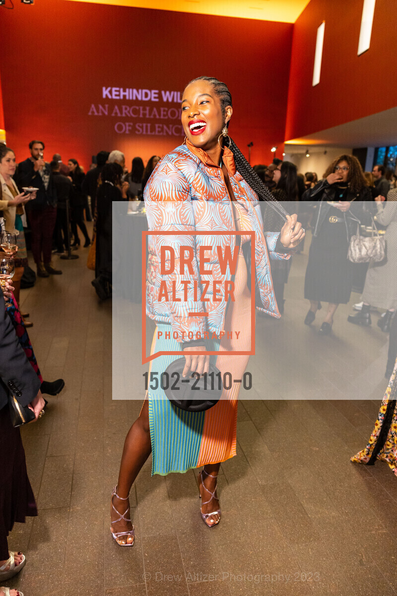 Safiya Jihan Adams at Kehinde Wiley Donor Opening Night 2023