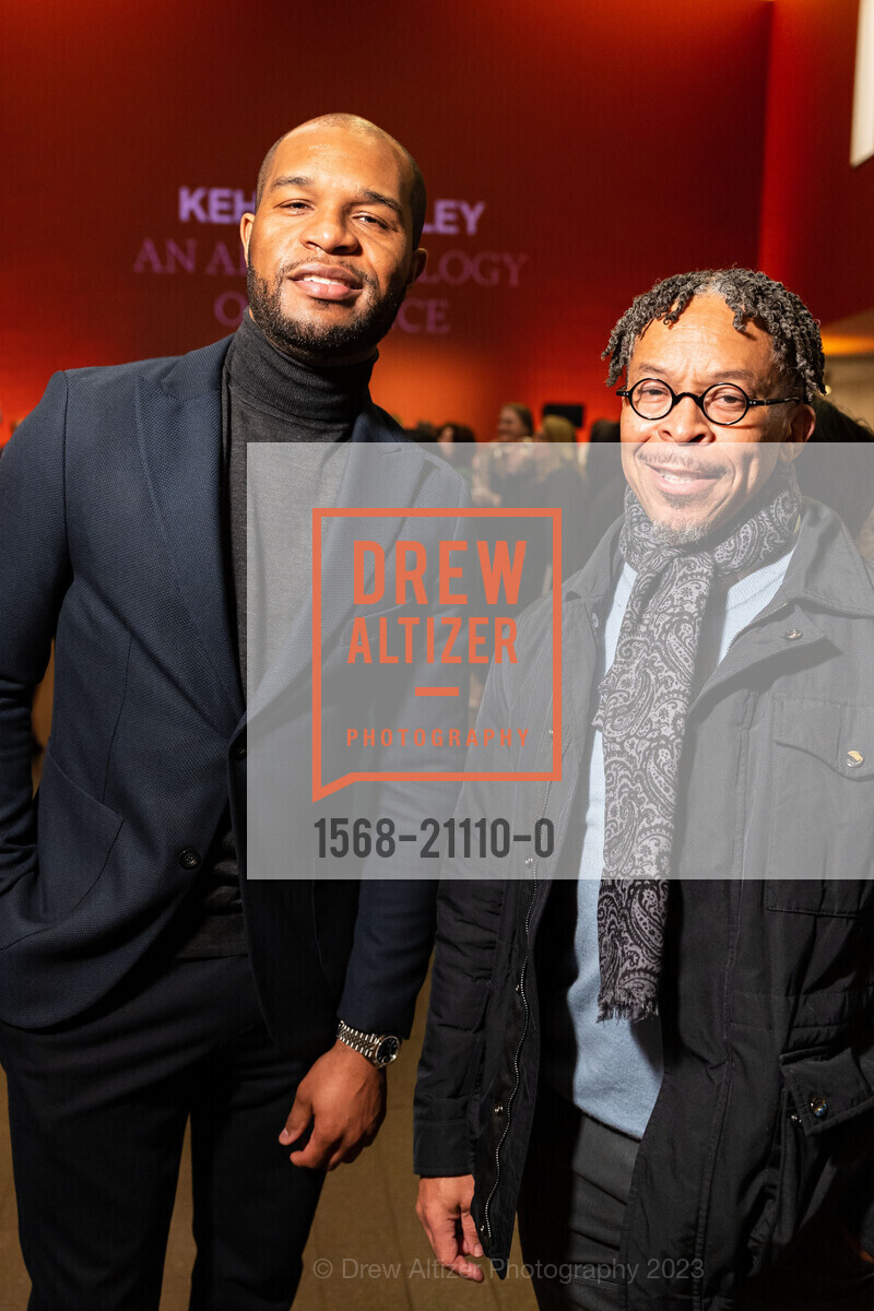Anwarii Musa, Kent Kelley, Kehinde Wiley Donor Opening Night 2023, de Young Museum @ 50 Hagiwara Tea Garden Dr, San Francisco, CA 94118 US. de Young Museum @ 50 Hagiwara Tea Garden Dr, San Francisco, CA 94118 US, March 16th, 2023, Photo #1568-21110-0 Anwarii Musa, Kent Kelley, Photo #1568-21110-0