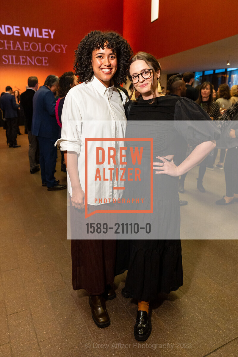 Maya Berry, Megan Bates, Kehinde Wiley Donor Opening Night 2023, de Young Museum @ 50 Hagiwara Tea Garden Dr, San Francisco, CA 94118 US. de Young Museum @ 50 Hagiwara Tea Garden Dr, San Francisco, CA 94118 US, March 16th, 2023, Photo #1589-21110-0 Maya Berry, Megan Bates, Photo #1589-21110-0