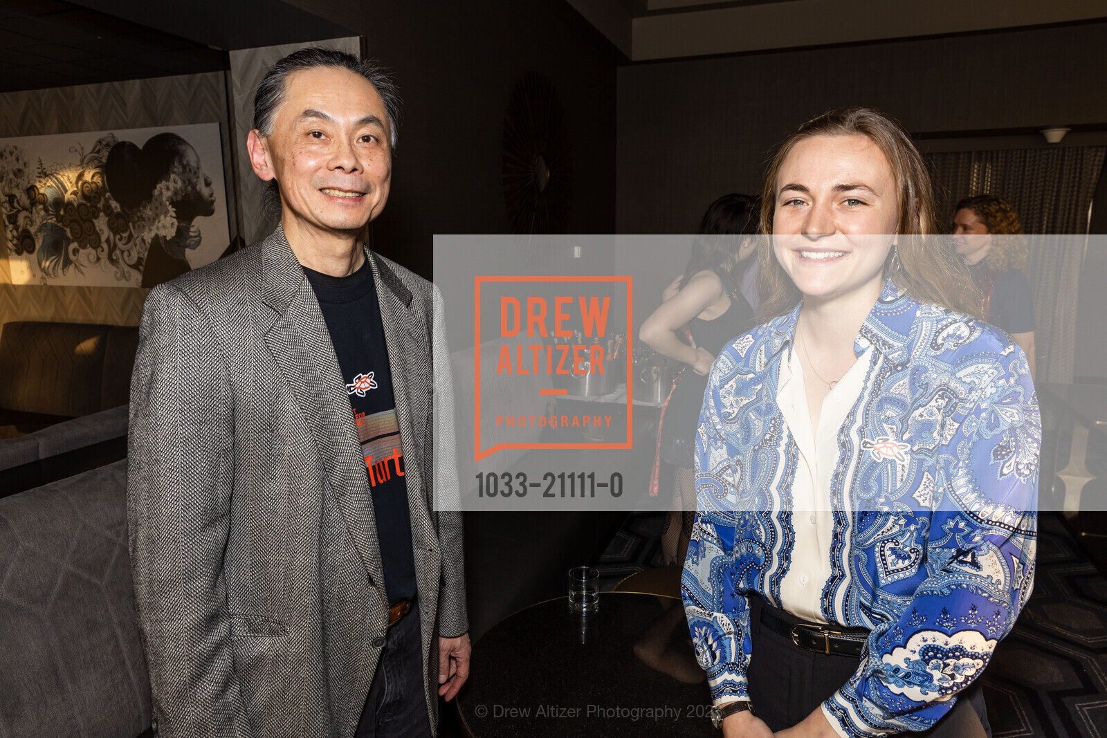 Shou Wong, Mia Gaiero, Turtles in the Bay 2023, San Francisco Marriott Marquis @ 780 Mission St, SF, CA 94103 US. San Francisco Marriott Marquis @ 780 Mission St, SF, CA 94103 US, March 16th, 2023, Photo #1033-21111-0 Shou Wong, Mia Gaiero, Photo #1033-21111-0