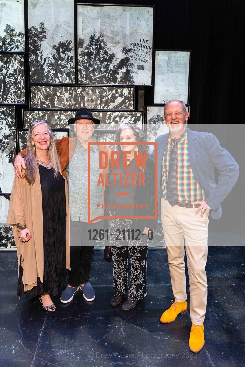 Mary Austin, Gary Brewer, Aline Mare, Mike Light, Cal Performances' 2023 Gala Honoring William Kentridge, 2413 Bancroft Way, Berkeley, CA 94704 US. 2413 Bancroft Way, Berkeley, CA 94704 US, March 17th, 2023, Photo #1261-21112-0 Mary Austin, Gary Brewer, Aline Mare, Mike Light, Photo #1261-21112-0
