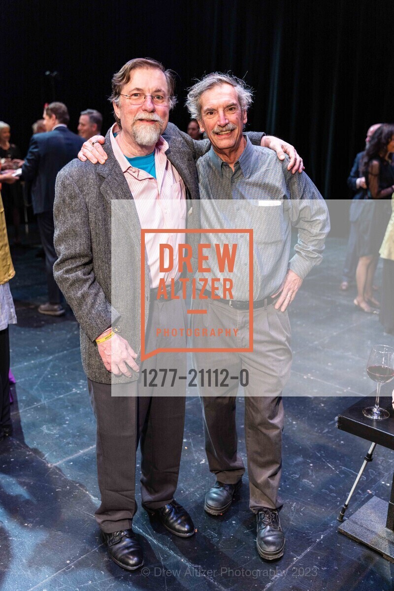 Eric Allman, Kirk McKusick, Cal Performances' 2023 Gala Honoring William Kentridge, 2413 Bancroft Way, Berkeley, CA 94704 US. 2413 Bancroft Way, Berkeley, CA 94704 US, March 17th, 2023, Photo #1277-21112-0 Eric Allman, Kirk McKusick, Photo #1277-21112-0