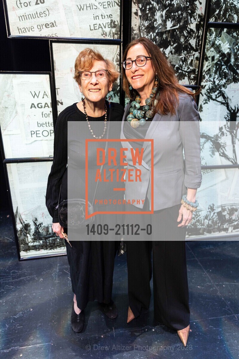 Joyce Ratner, Toni Miller, Cal Performances' 2023 Gala Honoring William Kentridge, 2413 Bancroft Way, Berkeley, CA 94704 US. 2413 Bancroft Way, Berkeley, CA 94704 US, March 17th, 2023, Photo #1409-21112-0 Joyce Ratner, Toni Miller, Photo #1409-21112-0