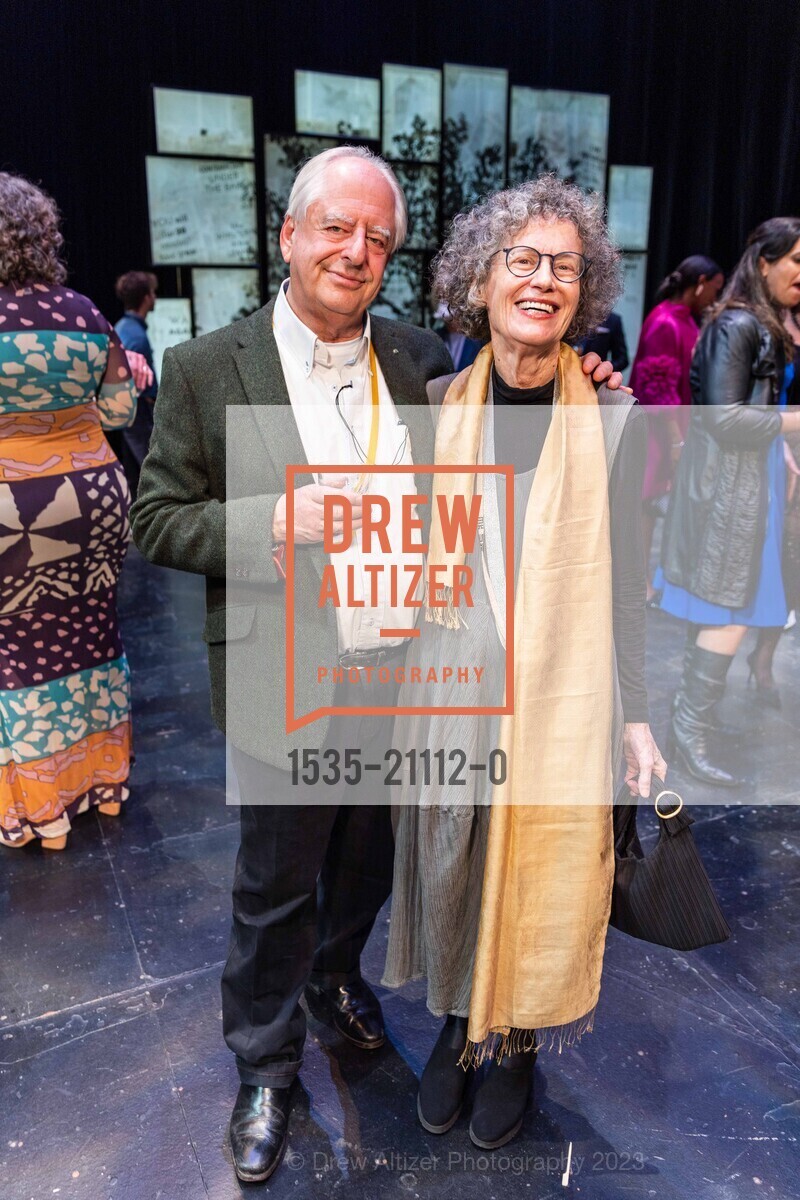 William Kentridge, Anne Stanwix, Cal Performances' 2023 Gala Honoring William Kentridge, 2413 Bancroft Way, Berkeley, CA 94704 US. 2413 Bancroft Way, Berkeley, CA 94704 US, March 17th, 2023, Photo #1535-21112-0 William Kentridge, Anne Stanwix, Photo #1535-21112-0