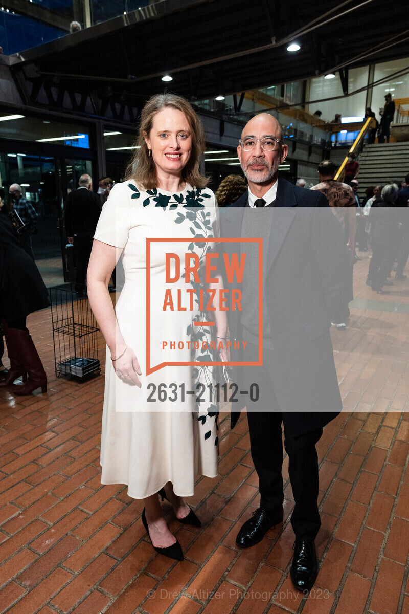 Emily-Jane Kirwan, Adrian Rosenfeld, Cal Performances' 2023 Gala Honoring William Kentridge, 2413 Bancroft Way, Berkeley, CA 94704 US. 2413 Bancroft Way, Berkeley, CA 94704 US, March 17th, 2023, Photo #2631-21112-0 Emily-Jane Kirwan, Adrian Rosenfeld, Photo #2631-21112-0