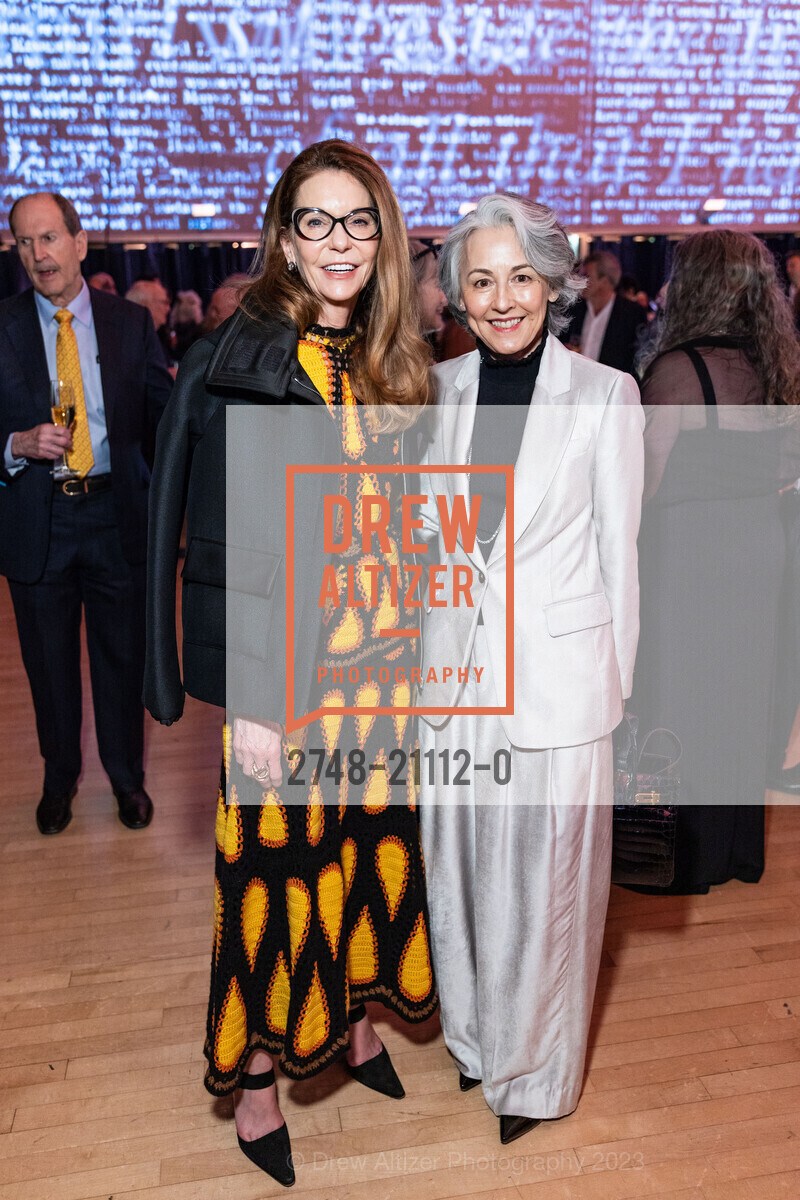 Penny Coulter, Sako Fisher, Cal Performances' 2023 Gala Honoring William Kentridge, 2413 Bancroft Way, Berkeley, CA 94704 US. 2413 Bancroft Way, Berkeley, CA 94704 US, March 17th, 2023, Photo #2748-21112-0 Penny Coulter, Sako Fisher, Photo #2748-21112-0