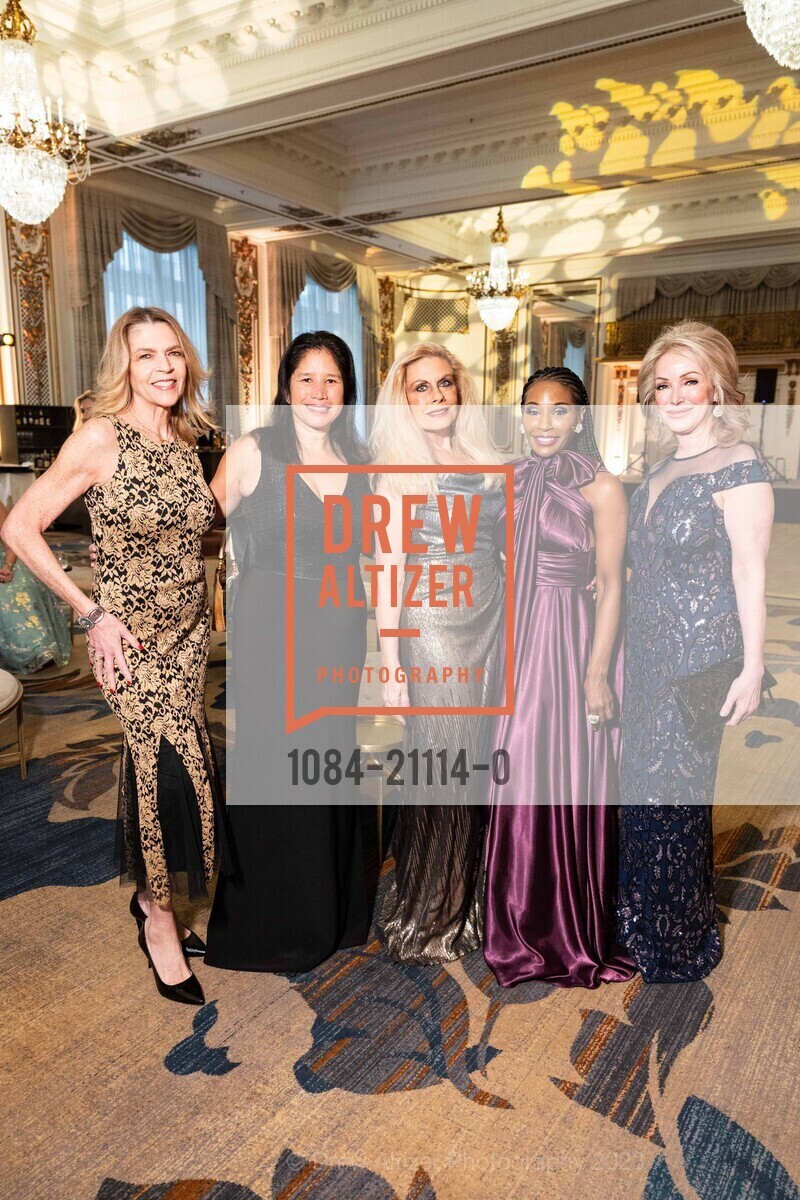 Beth Schnitzer, Amanda Sargisson, Jacqueline Jacoby, Pernella Sommerville, Deborah Rocha, Dress For Success' "Casino Royale" Gala 2023, Palace Hotel. Palace Hotel, March 18th, 2023, Photo #1084-21114-0 Beth Schnitzer, Amanda Sargisson, Jacqueline Jacoby, Pernella Sommerville, Deborah Rocha, Photo #1084-21114-0