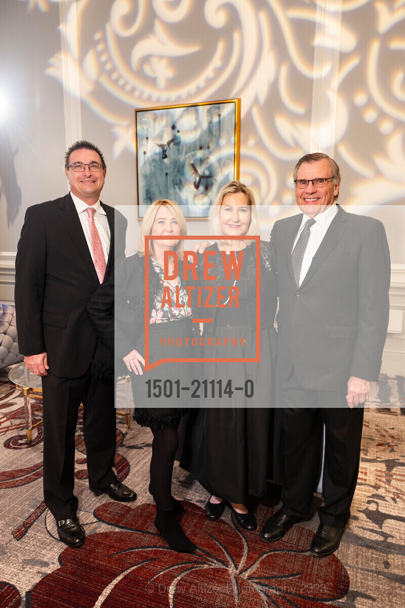 Mark Loveall, Jennifer Loveall, Kathryn Lawrence, Dennis Alumbaugh, Dress For Success' "Casino Royale" Gala 2023, Palace Hotel. Palace Hotel, March 18th, 2023, Photo #1501-21114-0 Mark Loveall, Jennifer Loveall, Kathryn Lawrence, Dennis Alumbaugh, Photo #1501-21114-0