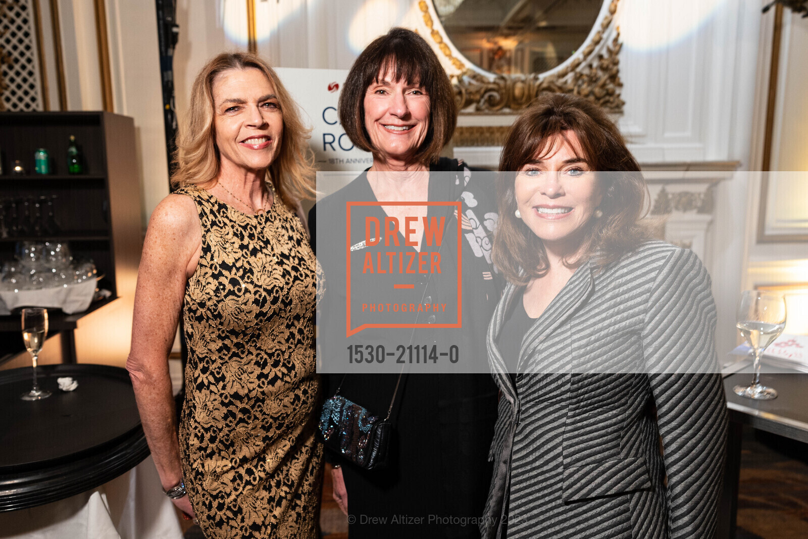 Beth Schnitzer, Carolyn Wente, Donna Lovas, Dress For Success' "Casino Royale" Gala 2023, Palace Hotel. Palace Hotel, March 18th, 2023, Photo #1530-21114-0 Beth Schnitzer, Carolyn Wente, Donna Lovas, Photo #1530-21114-0