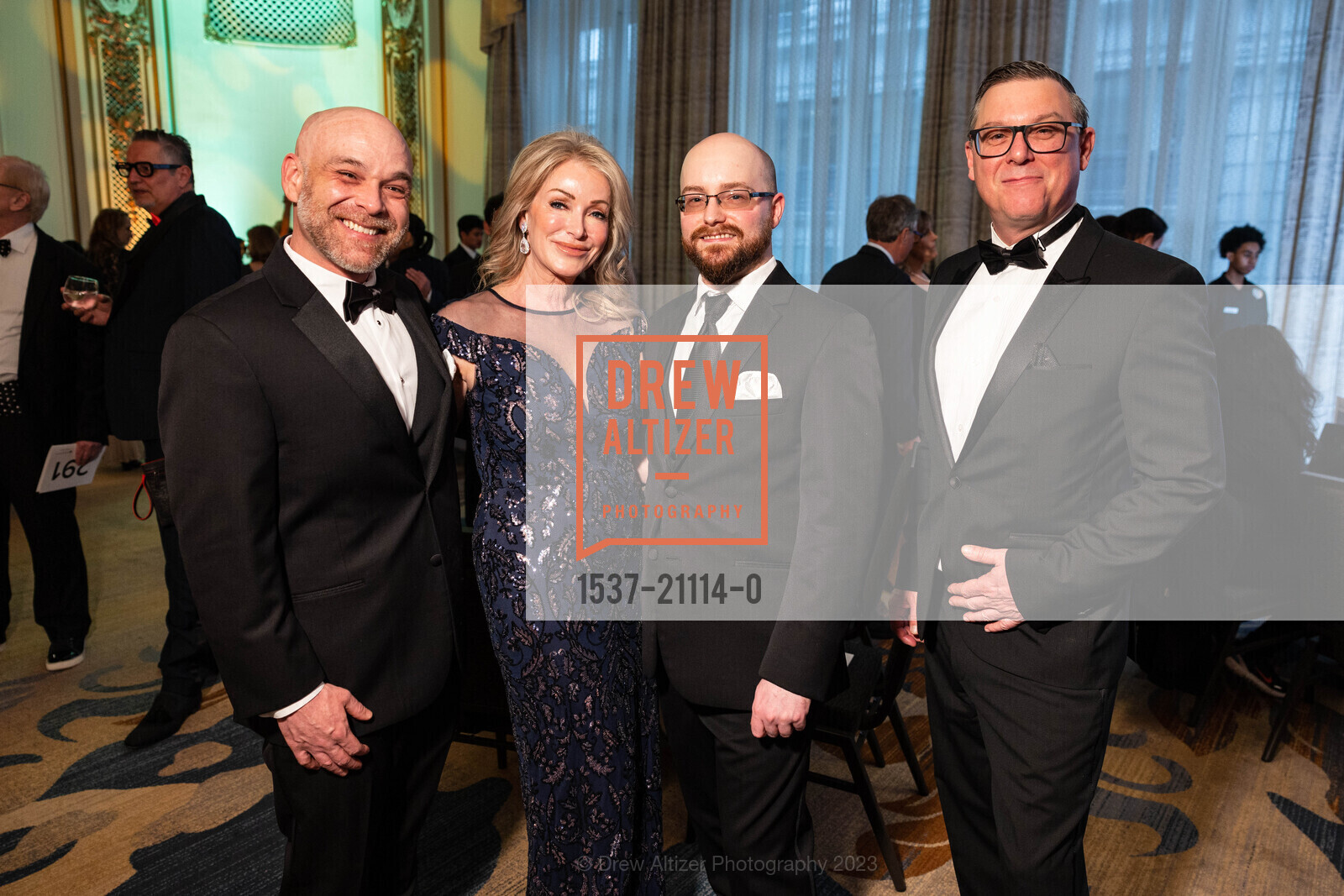 Bradley Jackson, Deborah Rocha, Casey Rainey, Robert Richards, Dress For Success' "Casino Royale" Gala 2023, Palace Hotel. Palace Hotel, March 18th, 2023, Photo #1537-21114-0 Bradley Jackson, Deborah Rocha, Casey Rainey, Robert Richards, Photo #1537-21114-0