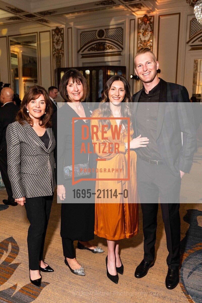 Donna Lovas, Carolyn Wente, Aly Wente, Nate O'Neal, Dress For Success' "Casino Royale" Gala 2023, Palace Hotel. Palace Hotel, March 18th, 2023, Photo #1695-21114-0 Donna Lovas, Carolyn Wente, Aly Wente, Nate O'Neal, Photo #1695-21114-0