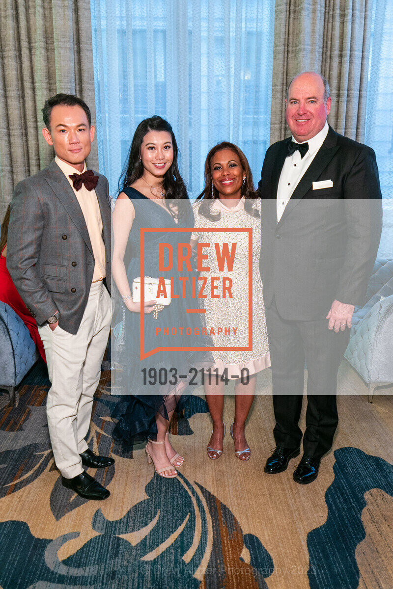 Jason Gan, Helen Cheung, Laura Miller, Matt Herold, Dress For Success' "Casino Royale" Gala 2023, Palace Hotel. Palace Hotel, March 18th, 2023, Photo #1903-21114-0 Jason Gan, Helen Cheung, Laura Miller, Matt Herold, Photo #1903-21114-0