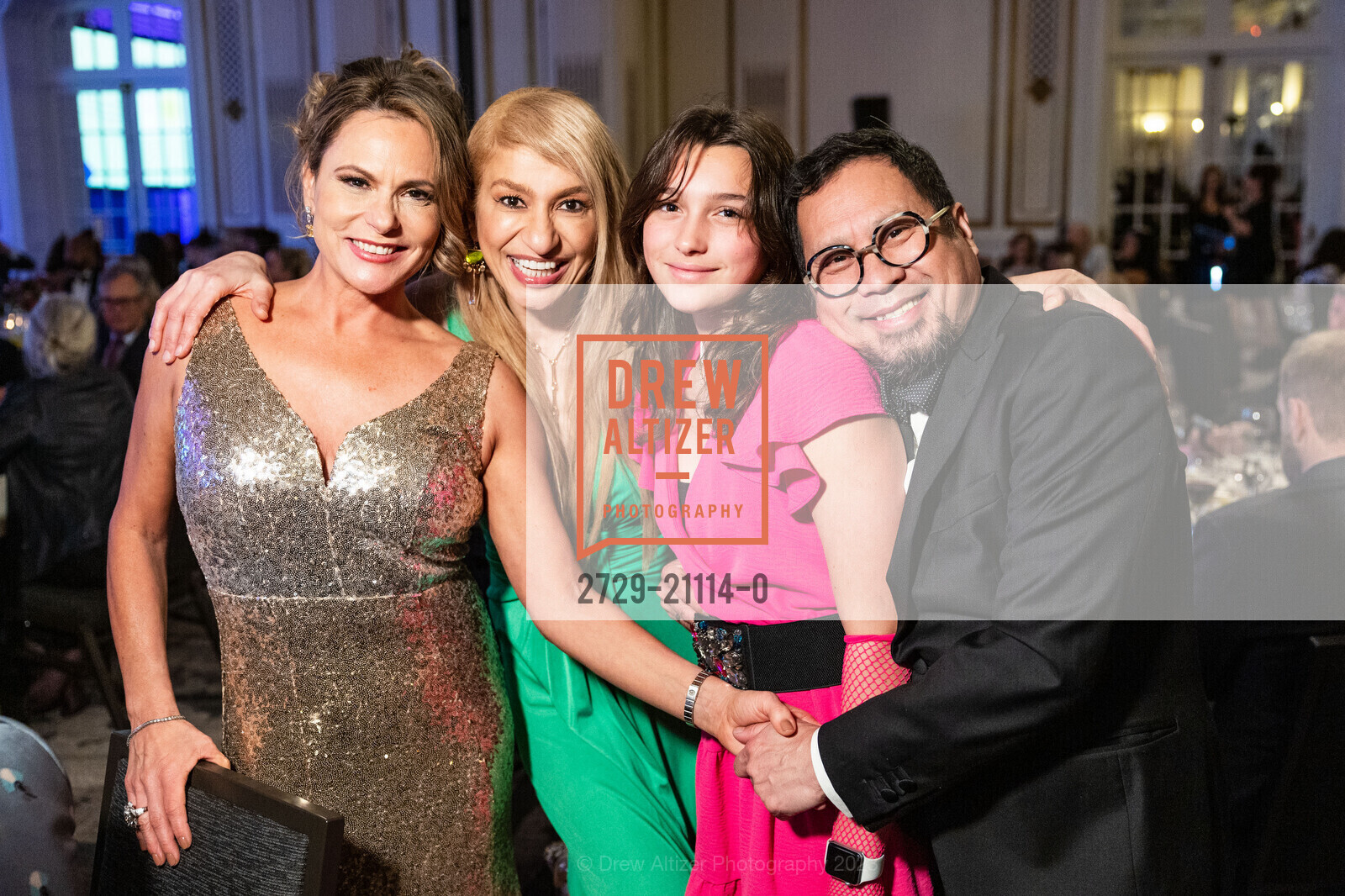 Teresa Rodriguez, Navid Armstrong, Cassandra Richards, Gioi Tran, Dress For Success' "Casino Royale" Gala 2023, Palace Hotel. Palace Hotel, March 18th, 2023, Photo #2729-21114-0 Teresa Rodriguez, Navid Armstrong, Cassandra Richards, Gioi Tran, Photo #2729-21114-0