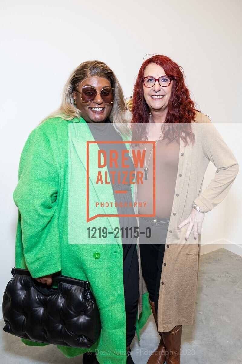 Aria Said, Suzanne Ford, VIP Reception for Jonathan Carver Moore Gallery Opening 2023, The LINE SF @ 33 Turk St, SF, CA 94102 US. The LINE SF @ 33 Turk St, SF, CA 94102 US, March 21st, 2023, Photo #1219-21115-0 Aria Said, Suzanne Ford, Photo #1219-21115-0